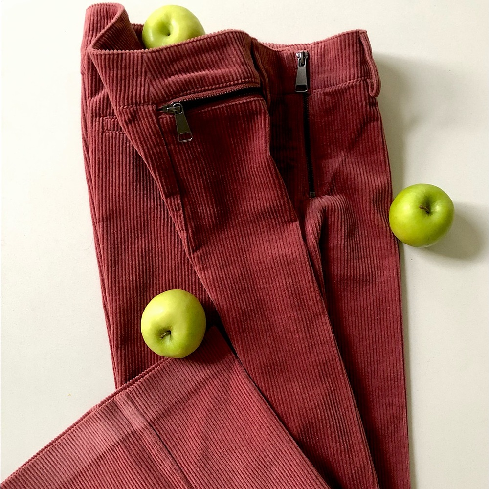 Wide leg Zara corduroy pants